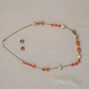 Banana Republic,  necklace and earrings